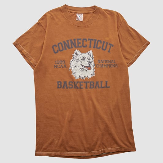 UConn Huskies Delta 1999 T-shirt - Clay - S by Fanatics Real Vintage