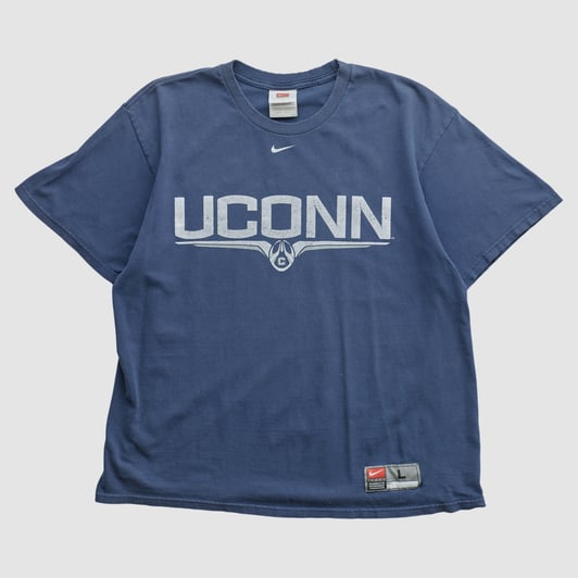 UConn Huskies Nike 2000s T-shirt - Navy - M by Fanatics Real Vintage