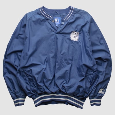 UConn Huskies Starter 90s Pullover Jacket - Navy - XL by Fanatics Real Vintage