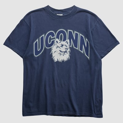 UConn Huskies Tultex 2000s T-shirt - Navy - M by Fanatics Real Vintage