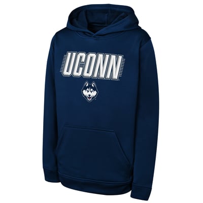 UConn Huskies Outerstuff Youth Sack Party Performance Hoodie - Navy