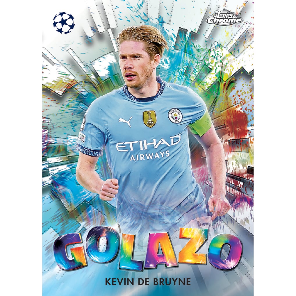 2024/25 Topps Chrome UEFA Club Competitions Soccer Factory Sealed 