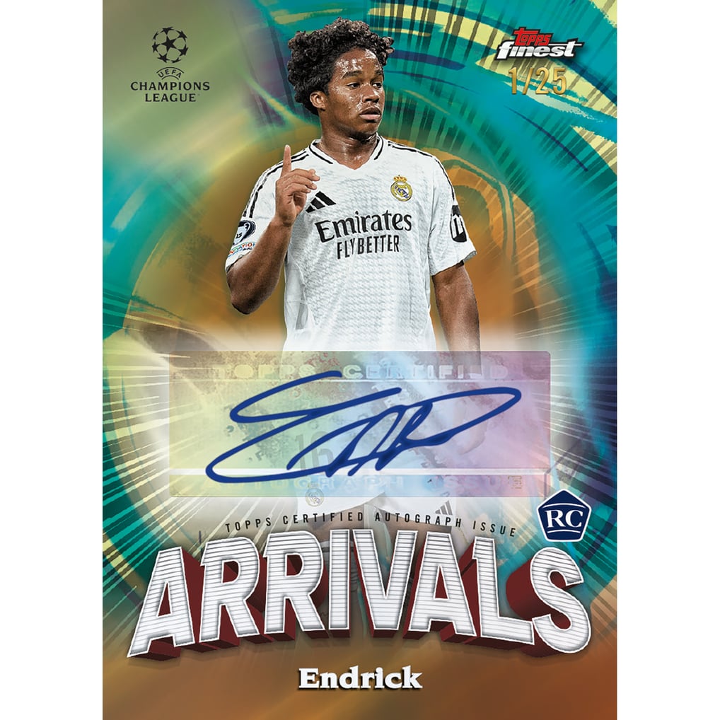 2024/25 Topps Finest UEFA Club Competitions Soccer Factory Sealed 