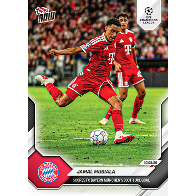 Jamal Musiala - 2026-27 UCL Topps NOW® - Card 17