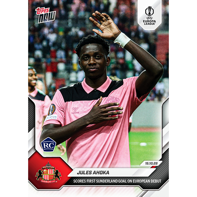 Jules Ahoka - 2026-27 UEL Topps NOW® - Card 8