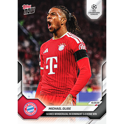 Michael Olise - 2026-27 UCL Topps NOW® - Card 16
