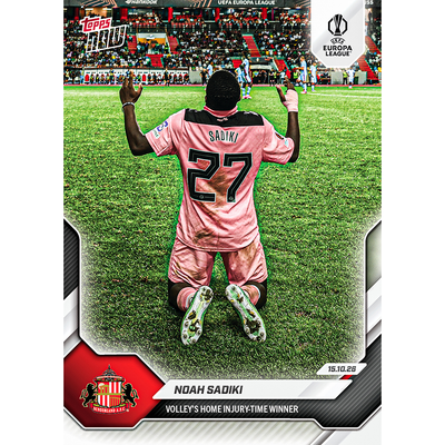 Noah Sadiki - 2026-27 UEL Topps NOW® - Card 7