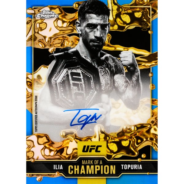 Lot De 3 Cartes Chromées Topps UFC - Cartes De Sport Collection - Near Mint