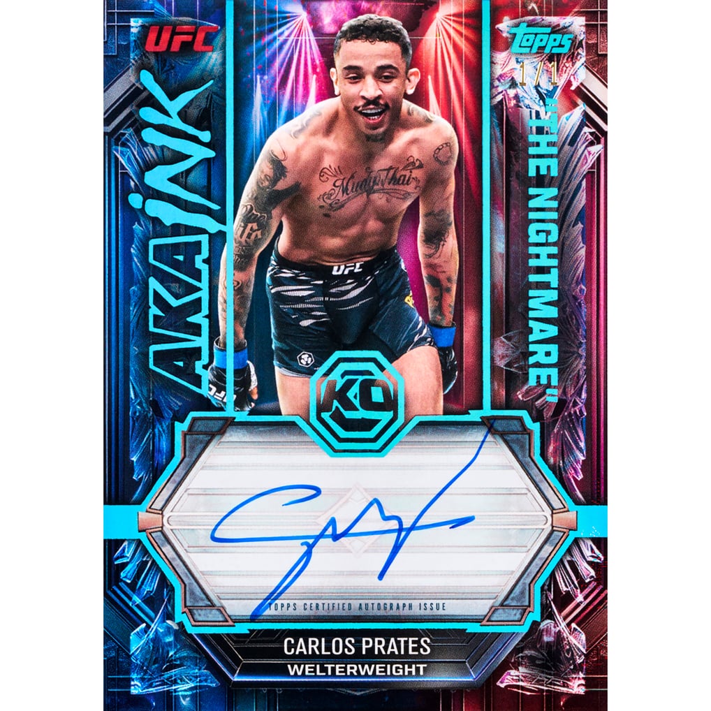 Layout Factory Box 2026 Topps Knockout UFC Factory Sealed Hobby Box