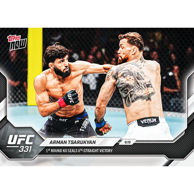 Arman Tsarukyan - 2026 UFC Topps NOW® - Card 32 - LOOK FOR AUTOS