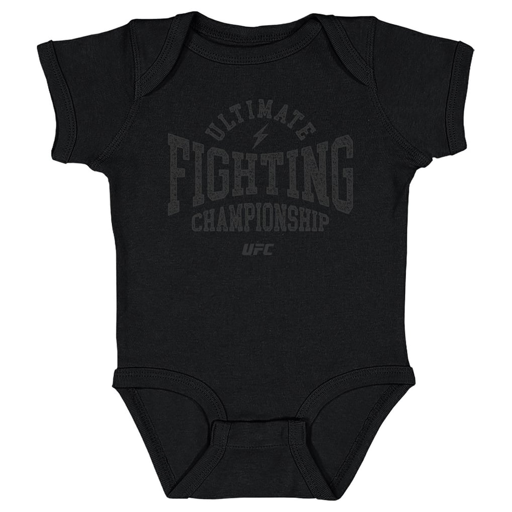  UFC 500 Level Infant Vintage Text Bodysuit - Black