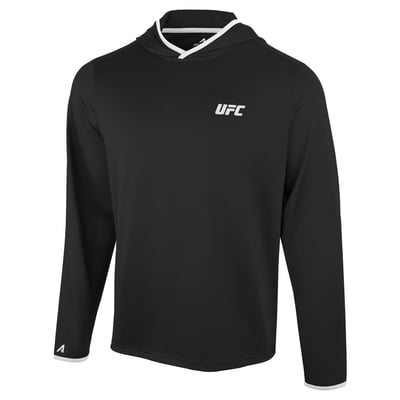 UFC Antigua Brink Desert Dry Long Sleeve Hoodie T-Shirt - Black