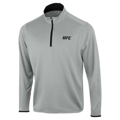 UFC Antigua Brink Desert Dry Quarter-Zip Pullover - Gray