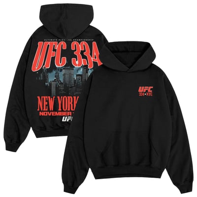 UFC 334 New York Nightlife Hoodie - Black