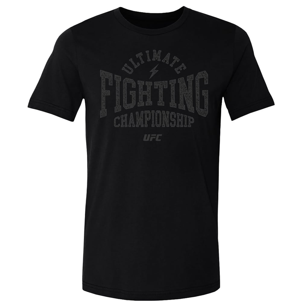  UFC 500 Level Vintage Text T-Shirt - Black