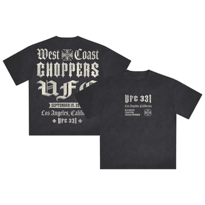 WCC x UFC 331 On-Site T-Shirt - Black