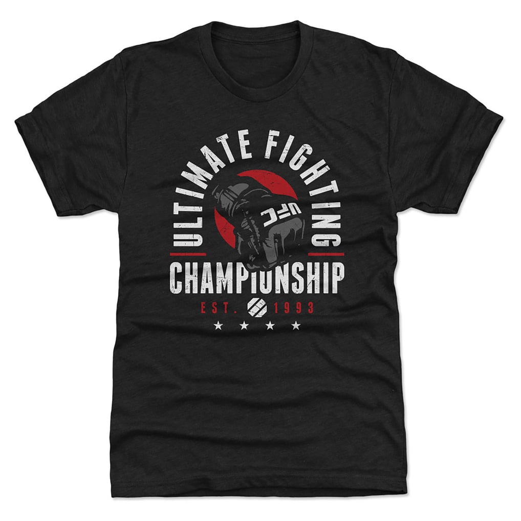  UFC 500 Level Ultimate Fighting Championship Vector Tri-Blend T-Shirt - Heather Black