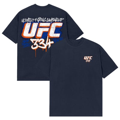 UFC 334 Street Art T-Shirt - Navy