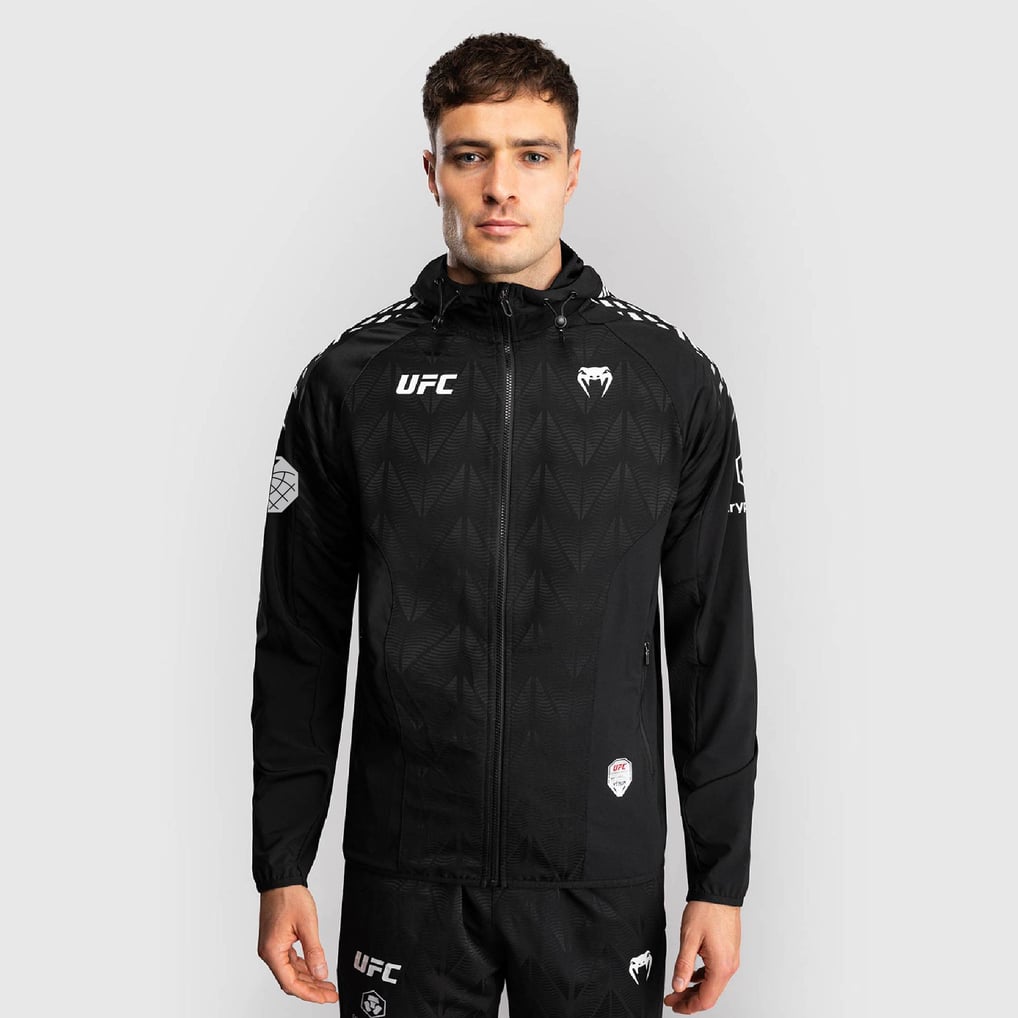 UFC Zenith by Venum Authentic Fight Night UFC Universal Personalized Full-Zip Walkout Hoodie - Black
