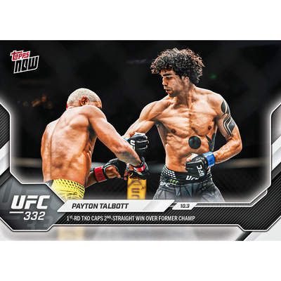 Payton Talbott - 2026 UFC Topps NOW® - Card 36