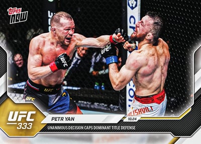 Petr Yan - 2026 UFC Topps NOW® - Card 38