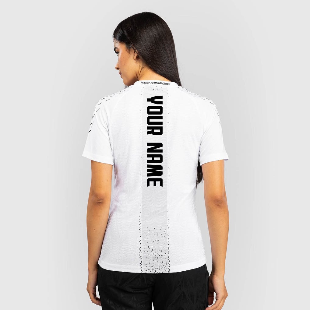 UFC Zenith by Venum Women's Authentic Fight Night Personalized Walkout Jersey - White