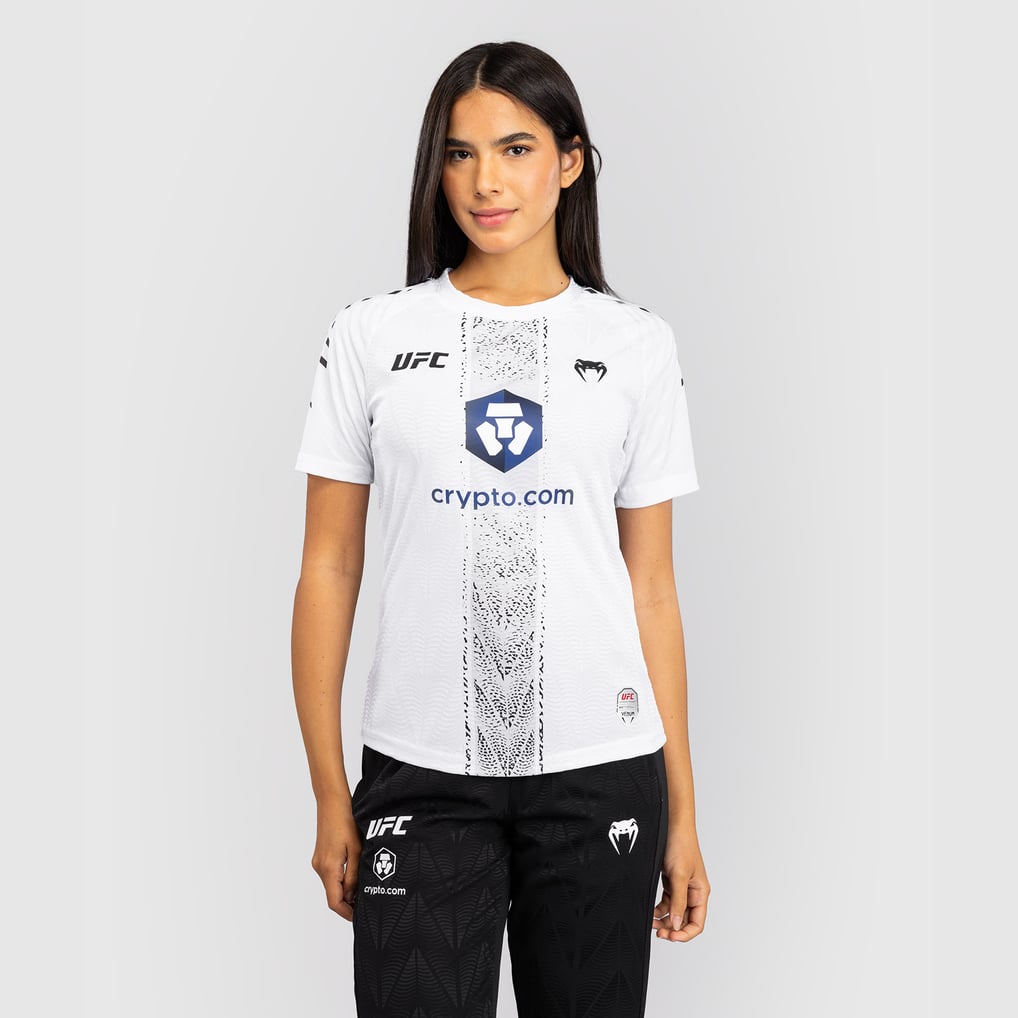 UFC Zenith by Venum Women's Authentic Fight Night Personalized Walkout Jersey - White