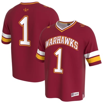 ULM Warhawks GameDay Greats Youth Lightweight Collegiate Football Fashion Jersey - Maroon