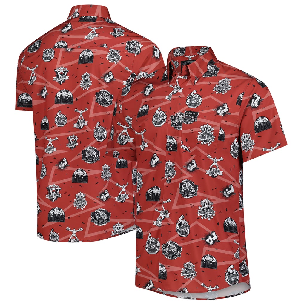  Ulti-Man UFC x Dixxon Flannel Co. Button Up Shirt - Red