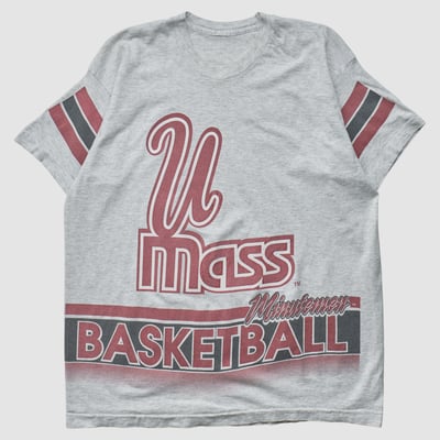 UMass Minutemen 90s T-shirt - Heather Gray - XL by Fanatics Real Vintage