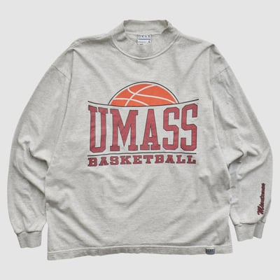 UMass Minutemen Gear For Sports 90s Long Sleeve T-shirt - Heather Gray - M by Fanatics Real Vintage