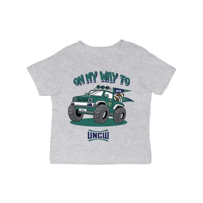 UNC Wilmington Seahawks Vive La Fete Infant On My Way T-Shirt - Gray