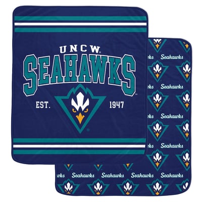 UNC Wilmington Seahawks Pegasus Legacy Arch Double-Sided 60" x 70" Blanket