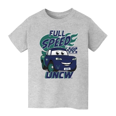  UNC Wilmington Seahawks Vive La Fete Youth Full Speed T-Shirt - Gray