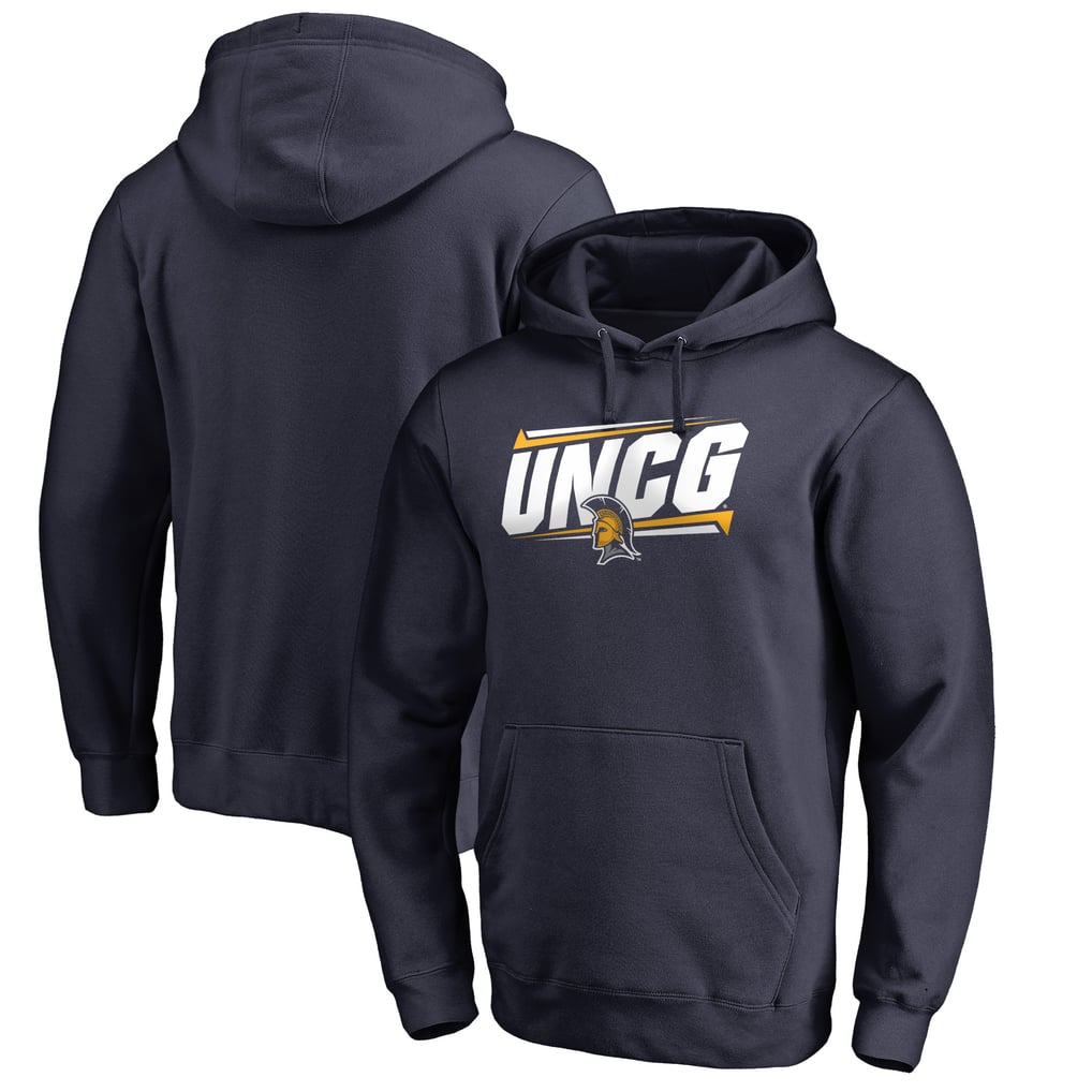 UNCG Spartans Double Bar Pullover Hoodie - Navy