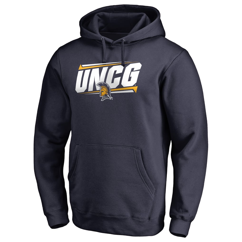 UNCG Spartans Double Bar Pullover Hoodie - Navy