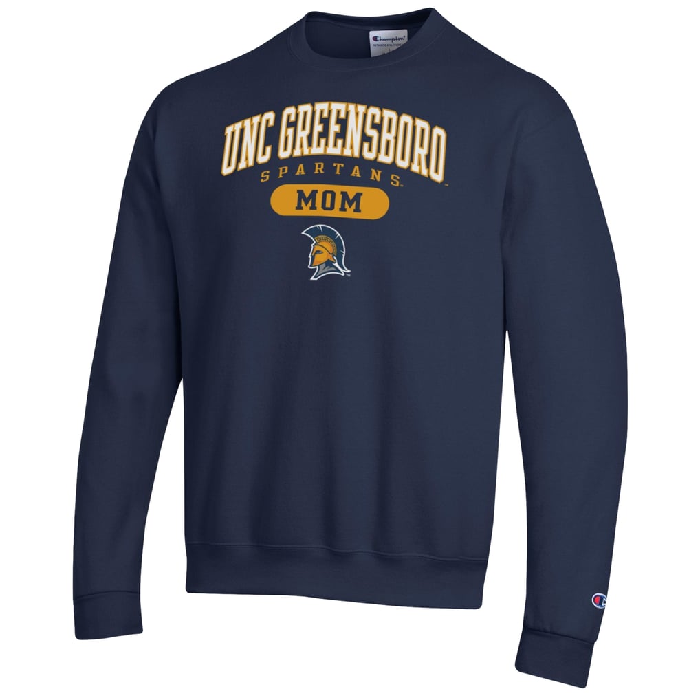 Champion UNCG Spartans Unisex Navy Mom Pill Box Eco Powerblend Sweatshirt