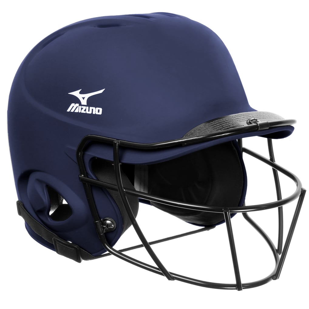 Youth Mizuno Navy MBH600 Prospect Batter's Helmet With Fastpitch Mask