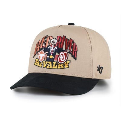 '47 Unisex Red River Rivalry Hitch Adjustable Hat - Khaki/Black