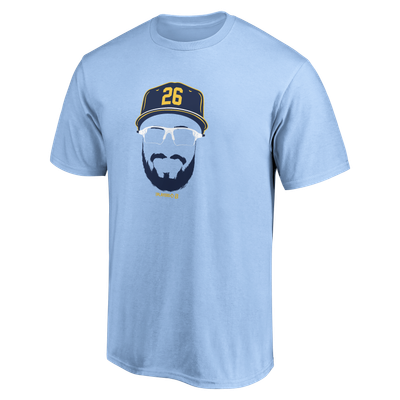Aaron Ashby BreakingT Unisex Blank Face T-Shirt - Light Blue