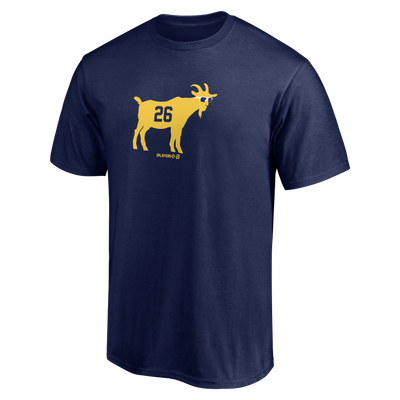Aaron Ashby BreakingT Unisex GOAT 26 T-Shirt - Navy