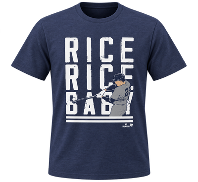 Ben Rice New York Yankees BreakingT Unisex Rice Rice Baby T-Shirt - Navy