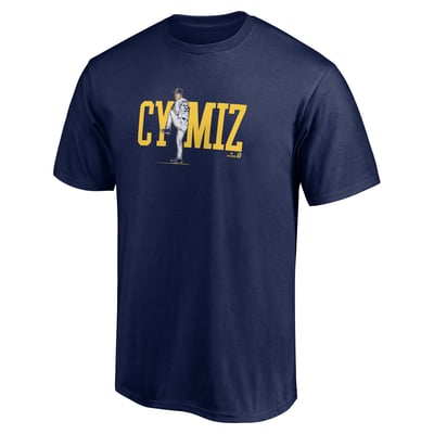 Jacob Misiorowski BreakingT Unisex Cy Miz T-Shirt - Navy
