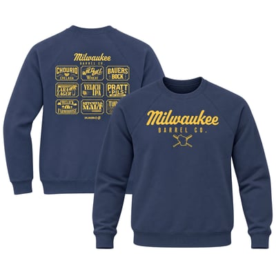 Milwaukee Barrel Co. BreakingT Unisex Fleece Sweatshirt - Navy