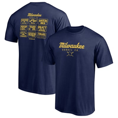 Milwaukee Barrel Co. BreakingT Unisex T-Shirt - Navy