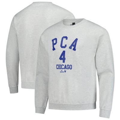 Pete Crow-Armstrong BreakingT Unisex Player Name & Number Sweatshirt - Heather Gray