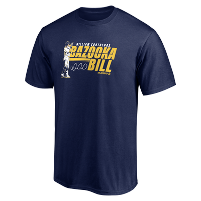 William Contreras BreakingT Unisex Bazooka Bill T-Shirt - Navy