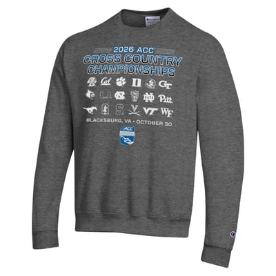 Champion Unisex 2026 ACC Cross Country Championship Powerblend Sweatshirt - Gray