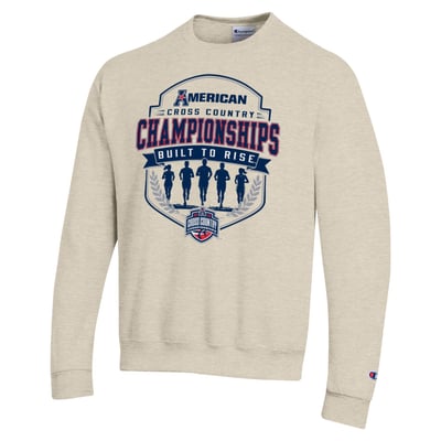 Champion Unisex 2026 American Conference Cross Country Championship Powerblend Sweatshirt - Oatmeal