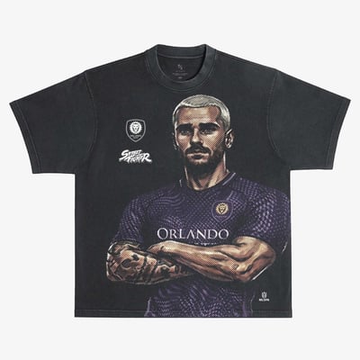 Antoine Griezmann Orlando City SC x Street Fighter Peace Collective Unisex Player Premium T-Shirt - Black